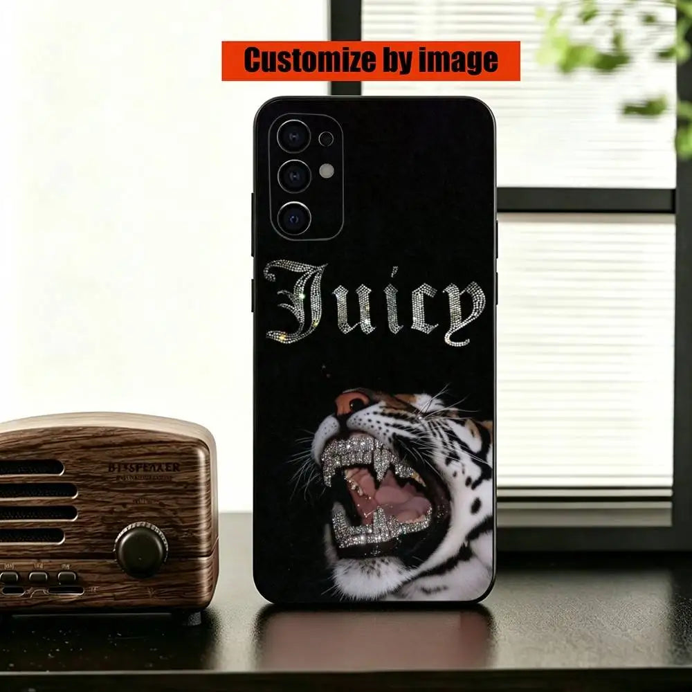 J-Juicy C-Coutures  Phone Case Black Silicone Soft For Samsung S25,S24,S21,S22,S23,S30,Ultra,S20,Plus,Fe,Lite
