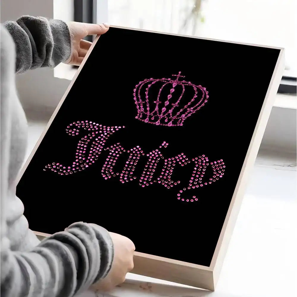 J-Juicy C-Couture Movie Sticky Posters Vintage Room Home Bar Cafe Decor Room Wall Decor