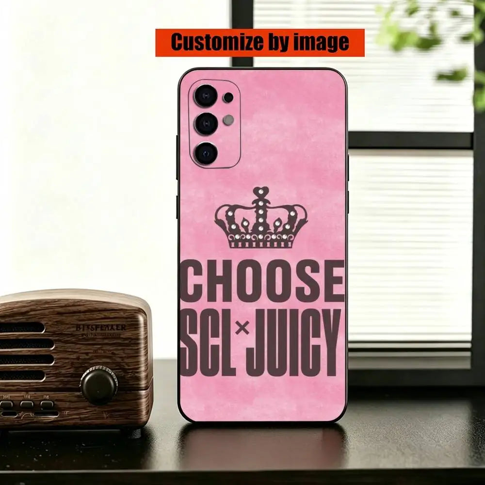 J-Juicy C-Coutures  Phone Case Black Silicone Soft For Samsung S25,S24,S21,S22,S23,S30,Ultra,S20,Plus,Fe,Lite