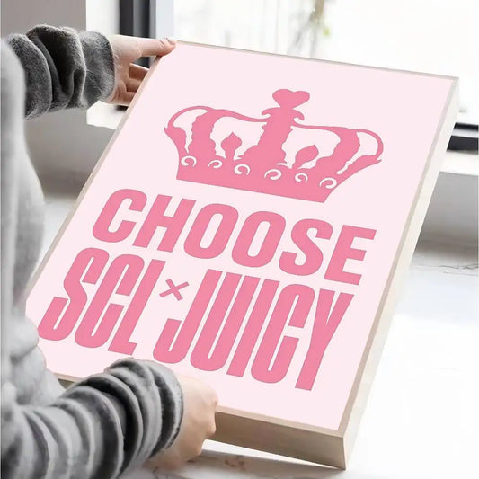 J-Juicy C-Couture Movie Sticky Posters Vintage Room Home Bar Cafe Decor Room Wall Decor