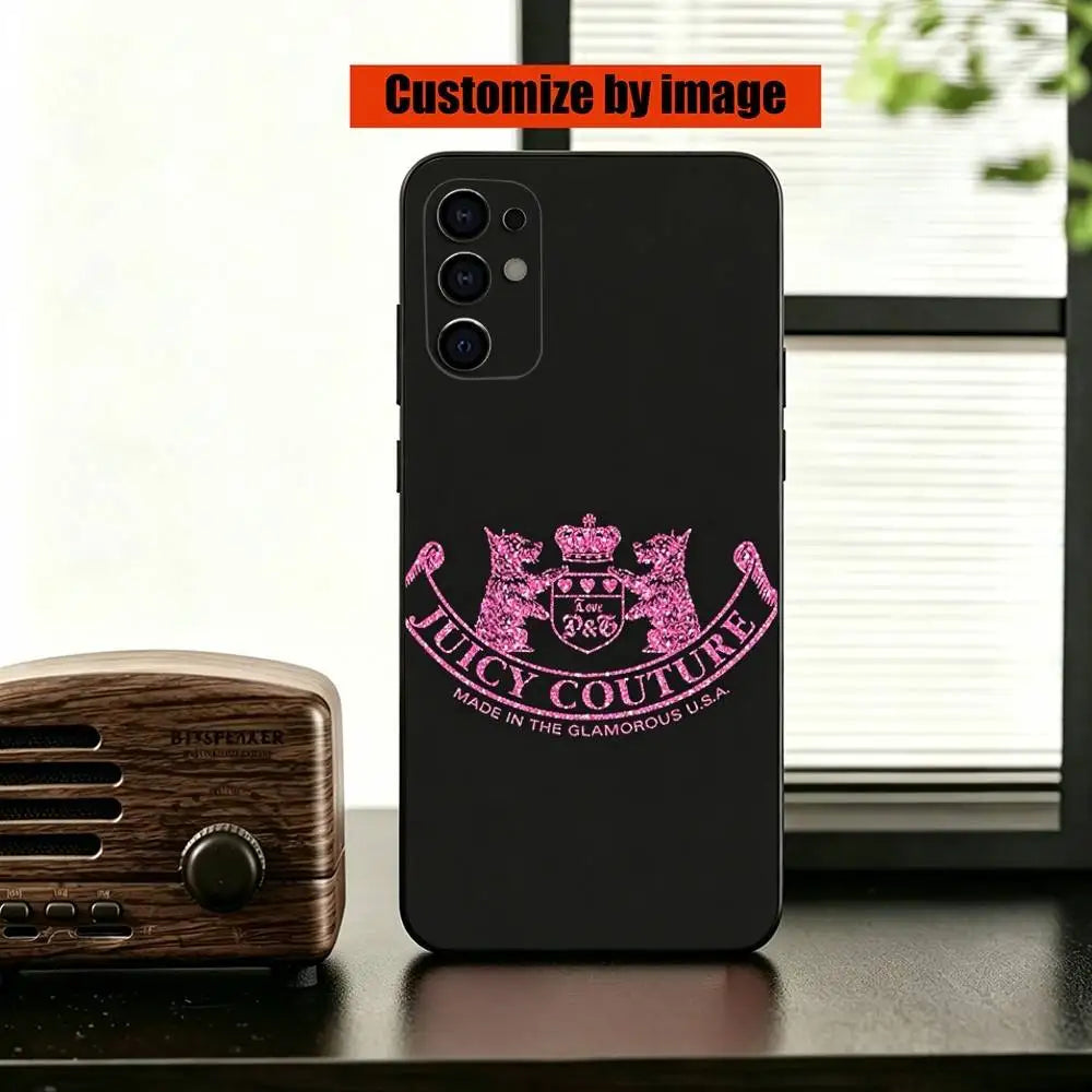 J-Juicy C-Coutures  Phone Case Black Silicone Soft For Samsung S25,S24,S21,S22,S23,S30,Ultra,S20,Plus,Fe,Lite