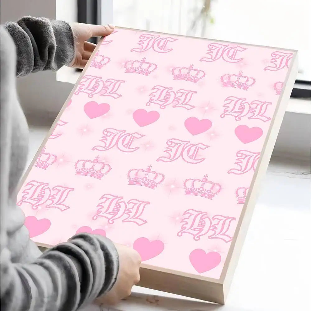 J-Juicy C-Couture Movie Sticky Posters Vintage Room Home Bar Cafe Decor Room Wall Decor