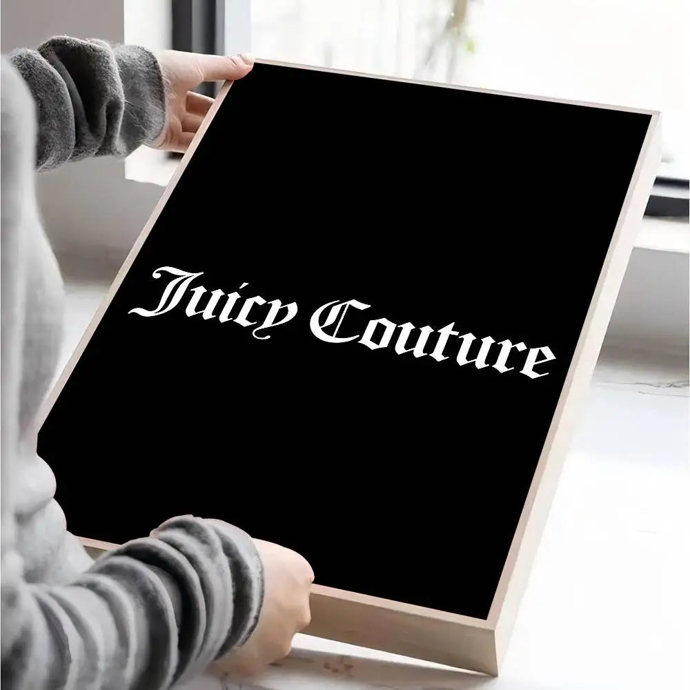 J-Juicy C-Couture Movie Sticky Posters Vintage Room Home Bar Cafe Decor Room Wall Decor