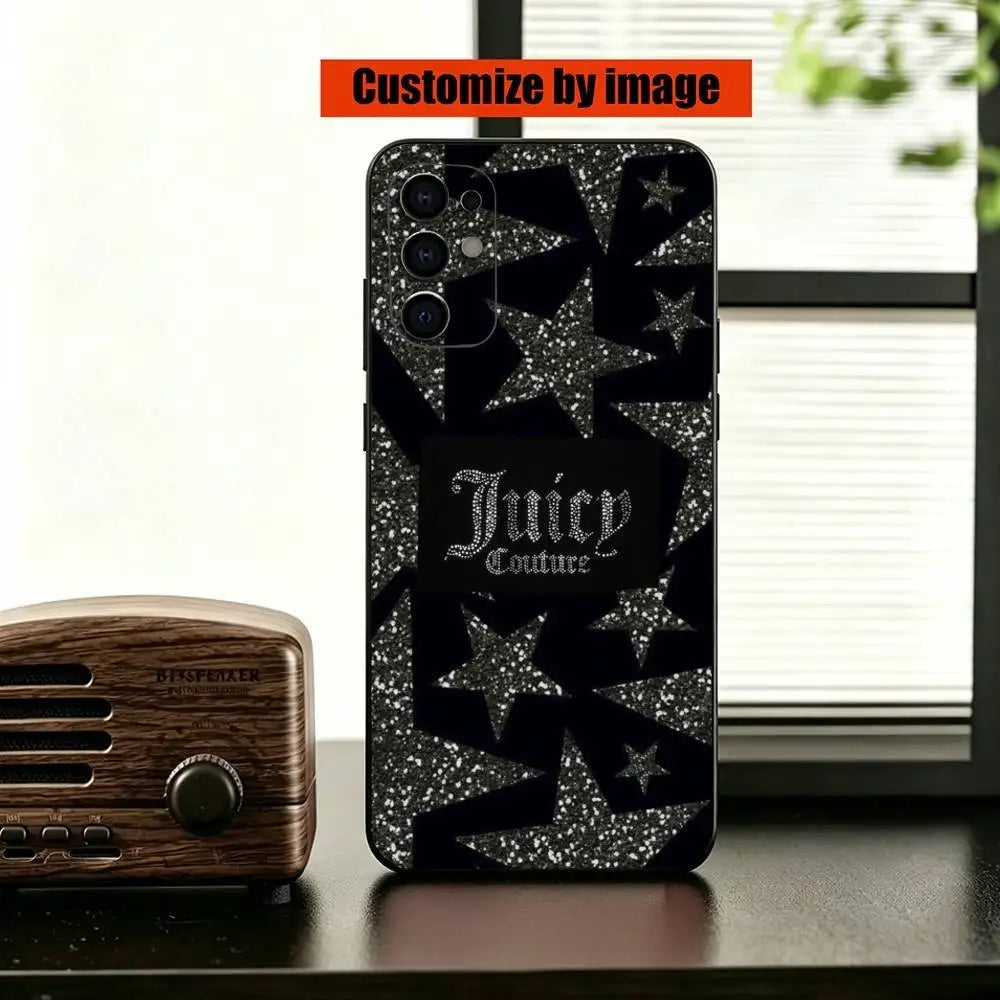 J-Juicy C-Coutures  Phone Case Black Silicone Soft For Samsung S25,S24,S21,S22,S23,S30,Ultra,S20,Plus,Fe,Lite